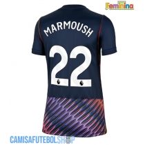 Camisa de time de futebol Tottenham Hotspur Omar Marmoush #22 Replicas 2º Equipamento Feminina 2026-27 Manga Curta